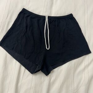 NWOT Aerie Black Lounge Shorts Sz L